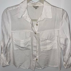 white linen long sleeve